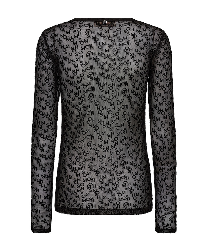 Dames longsleeve zwart