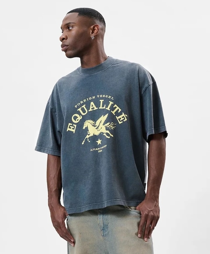 Uniseks T-shirt grijs
