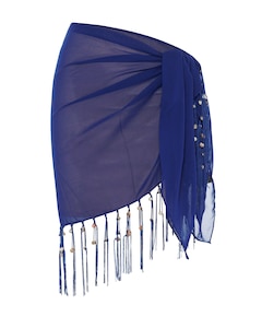 Dames pareo blauw