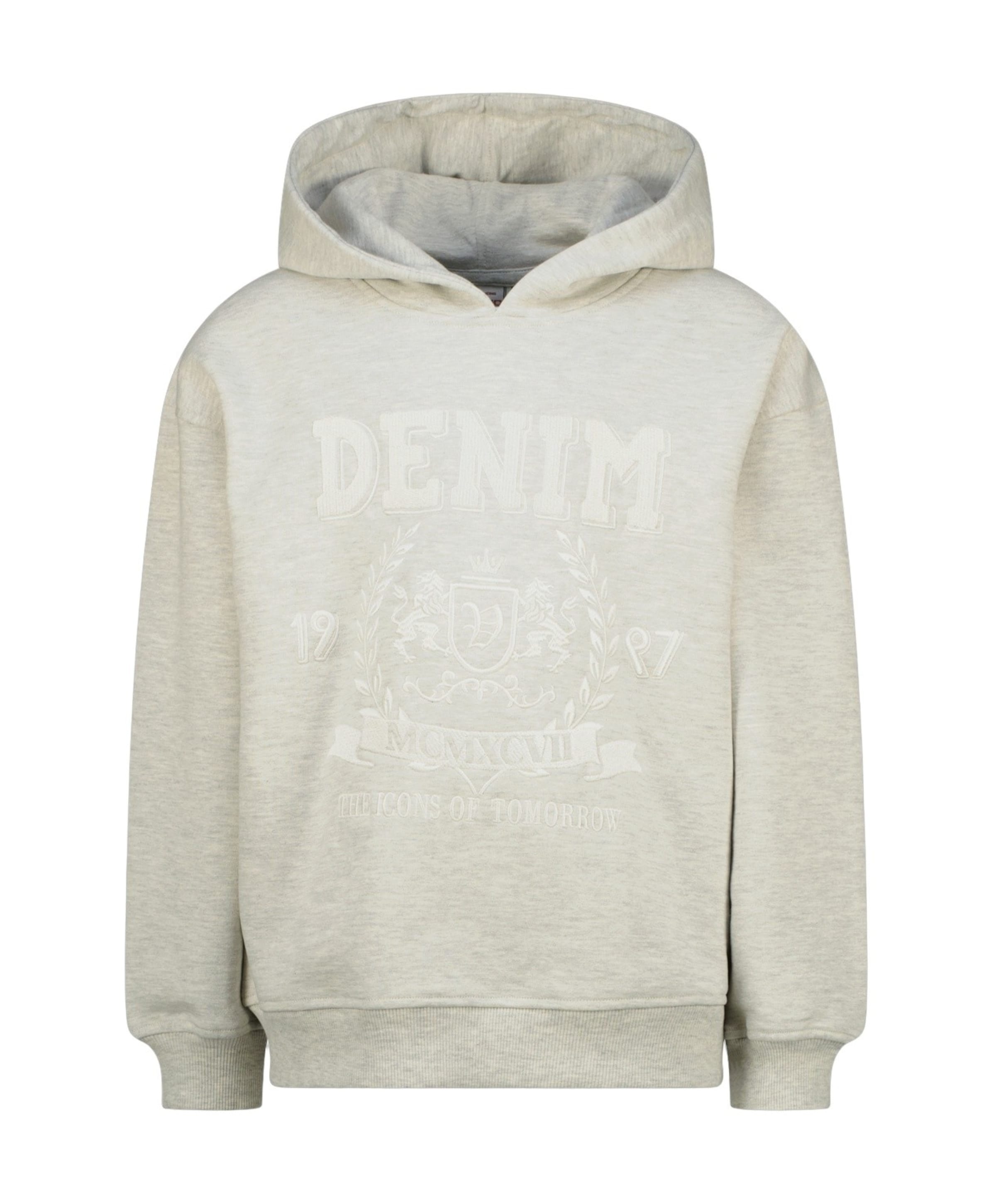 Jongens hoodie ecru
