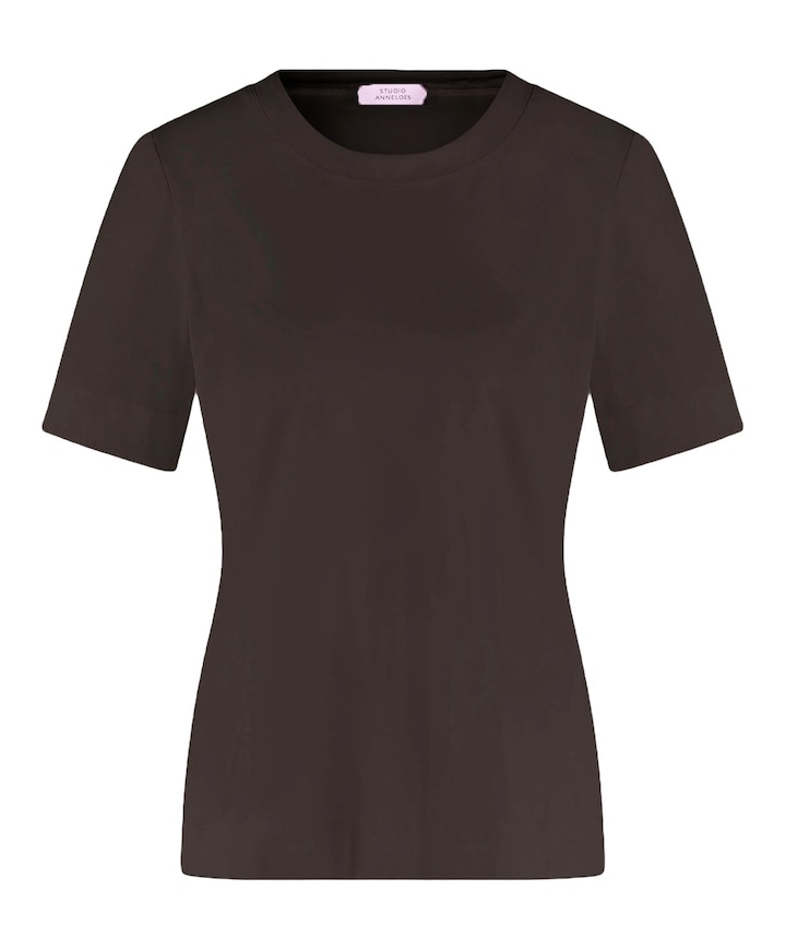 Dames T-shirt bruin