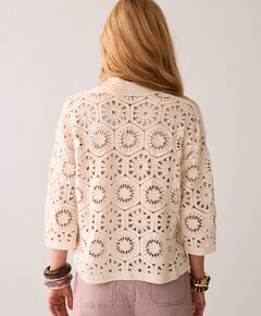 Dames vest beige