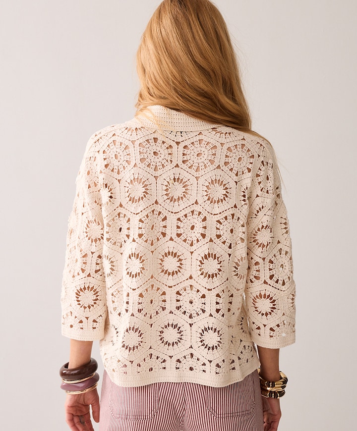 Dames vest beige