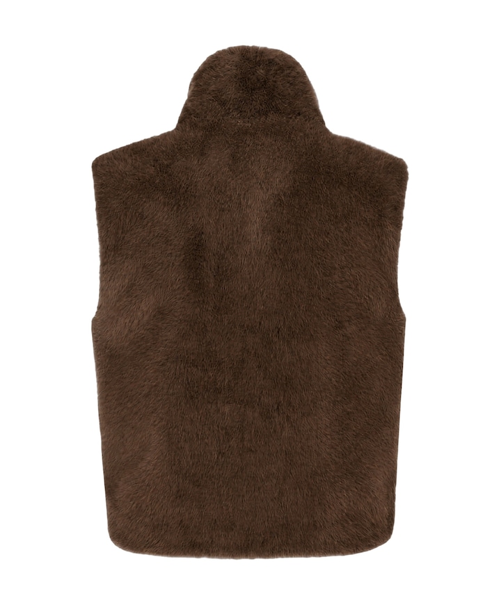 Dames bodywarmer bruin