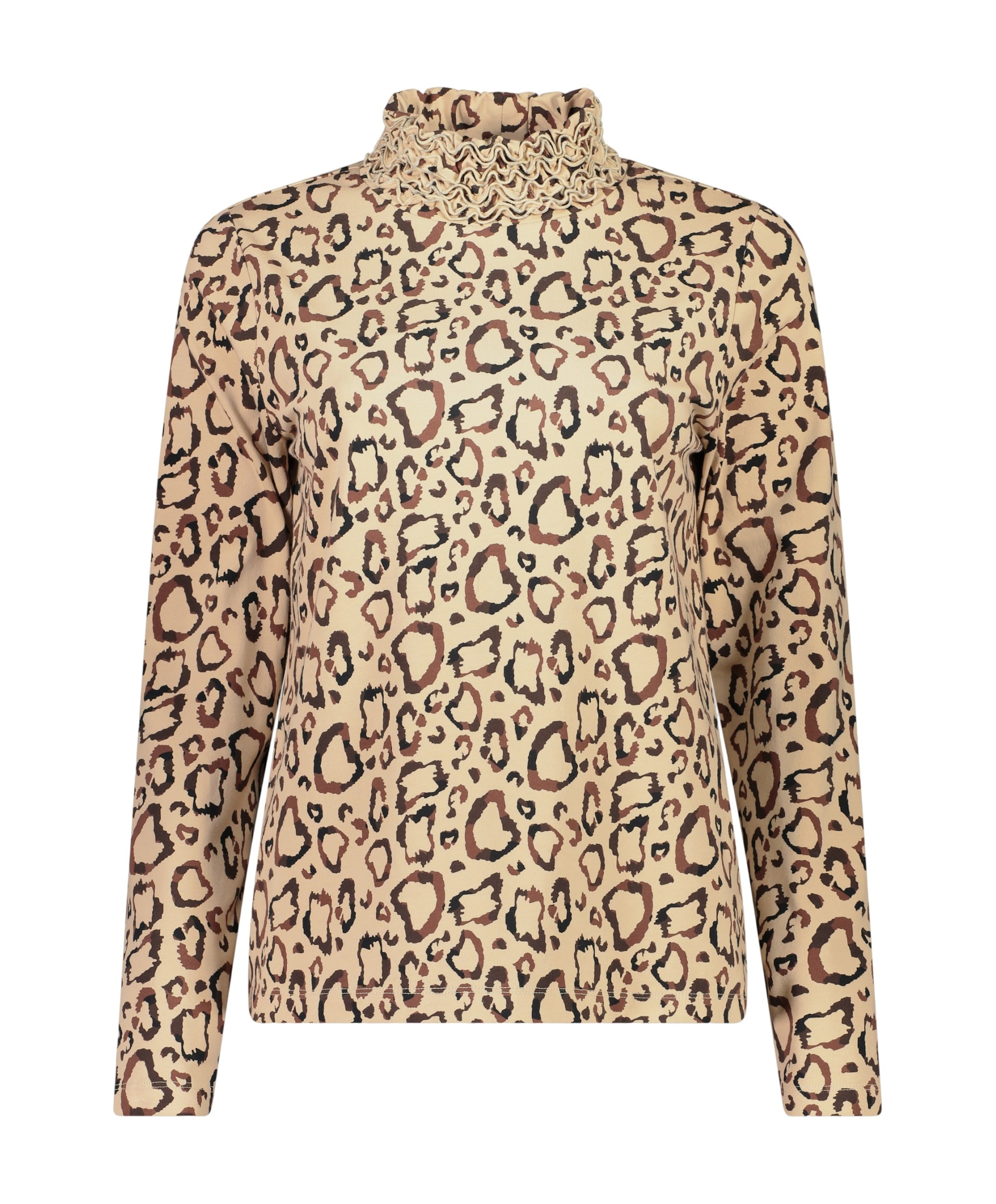 Dames longsleeve beige