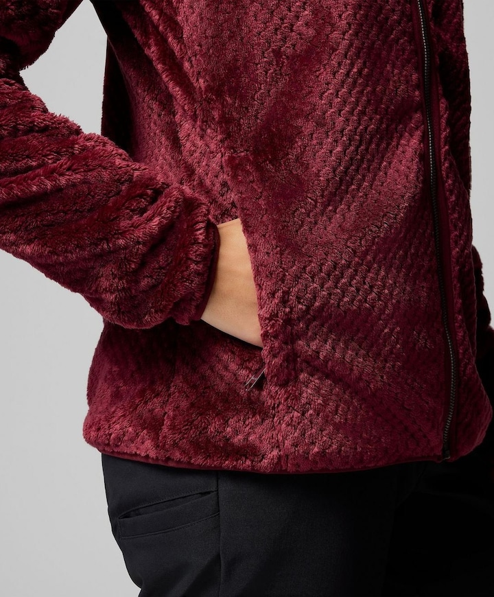 Dames vest bordeaux