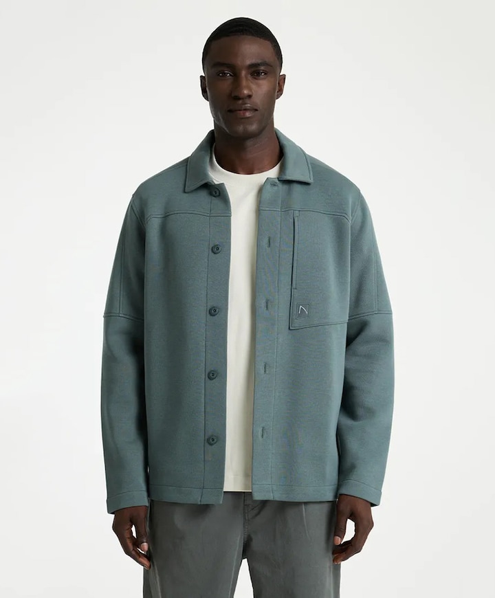 Heren overshirt groen