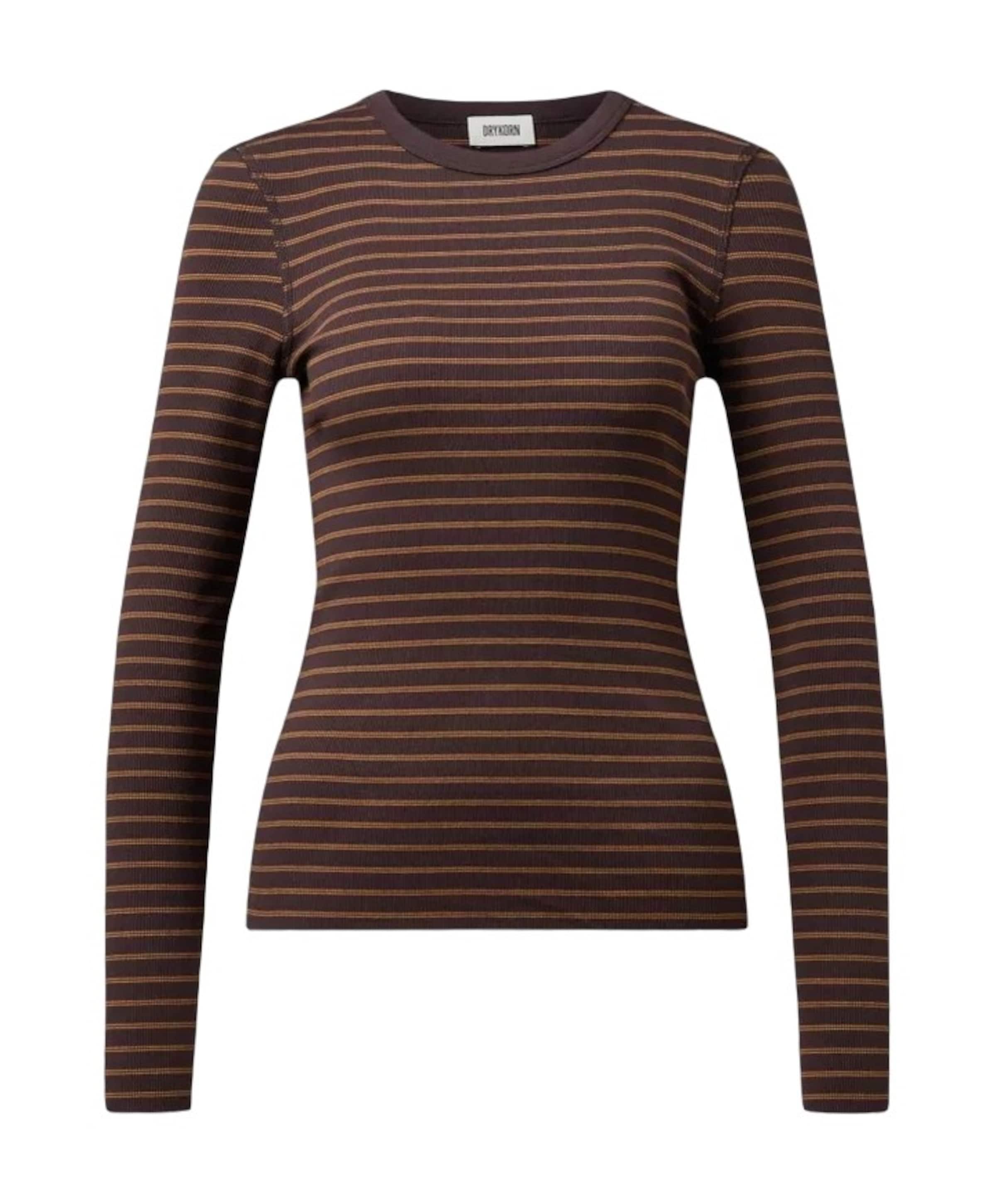 Dames longsleeve bruin