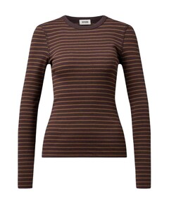 Dames longsleeve bruin