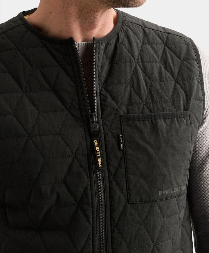 Heren bodywarmer blauw