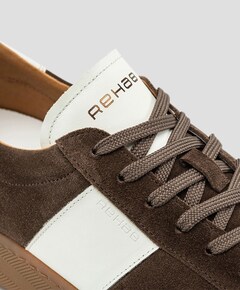 Zack sue LTHR heren sneakers bruin