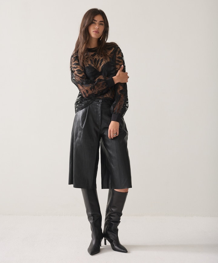 Dames blouse zwart
