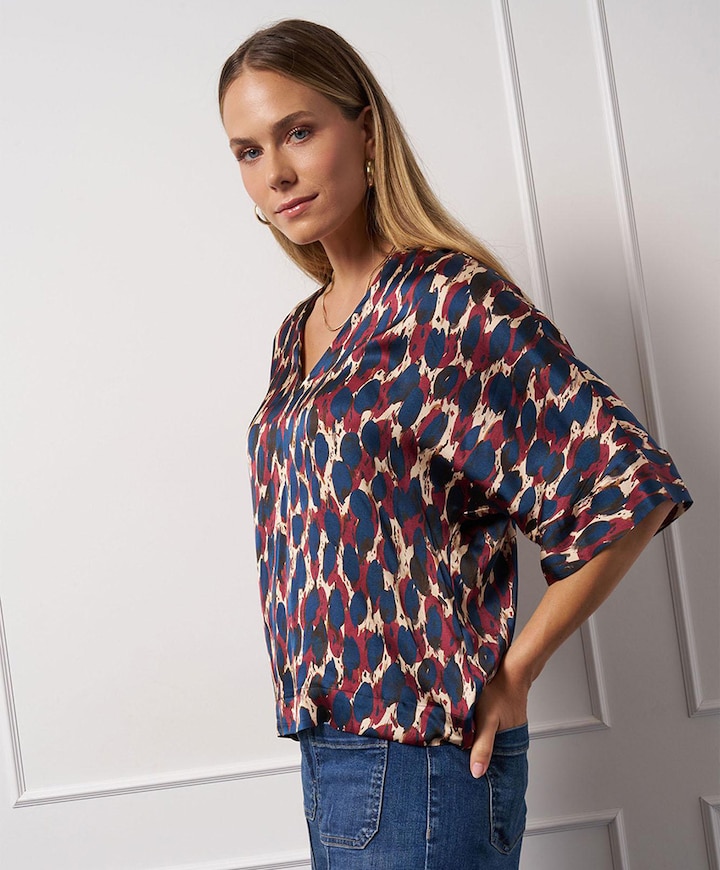 Dames blouse multicolor
