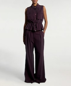 Dames gilet bordeaux
