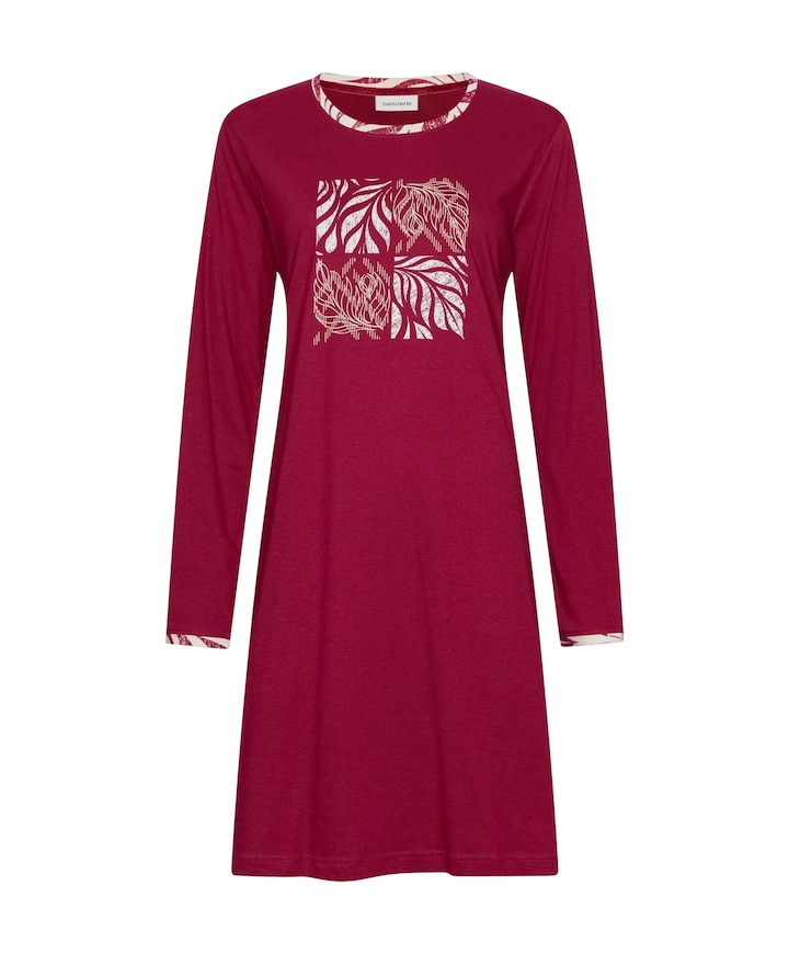 Dames nachthemd rood