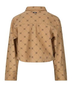 Meisjes vest beige