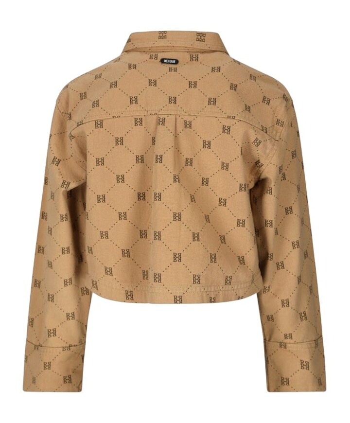 Meisjes vest beige