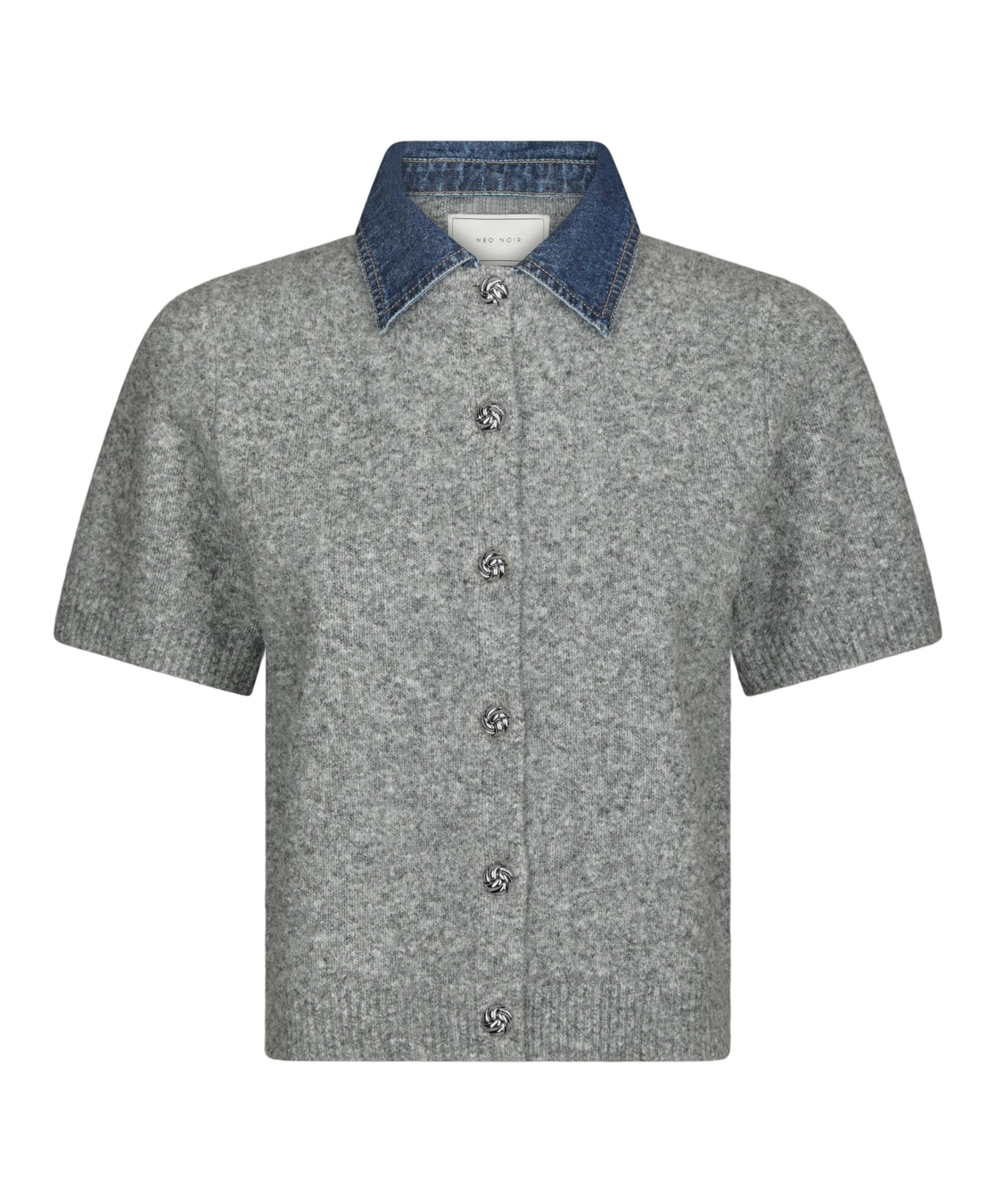 Dames vest grijs