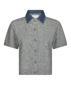 Dames vest grijs