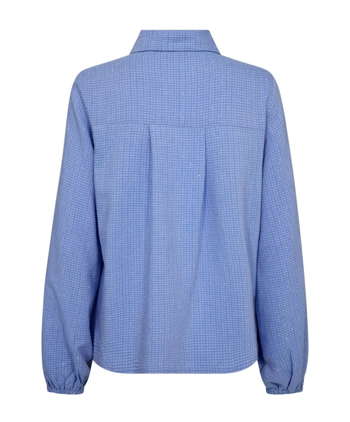 Dames blouse blauw