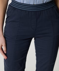 Sue Jogpant dames capri broek blauw