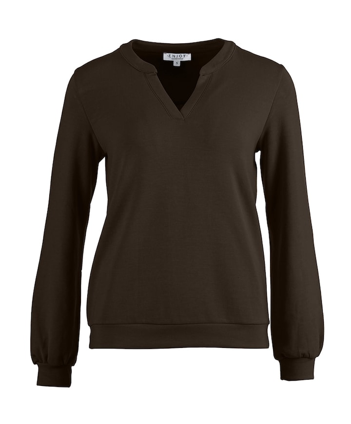 Dames sweater bruin