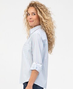 Dames blouse blauw