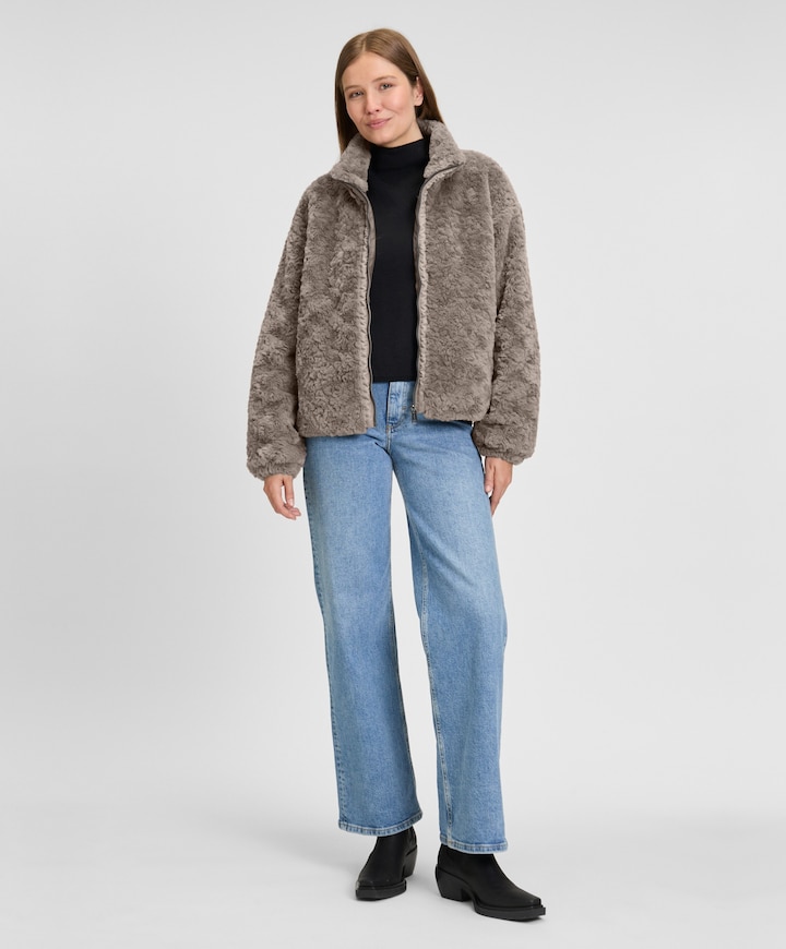 Dames jas beige