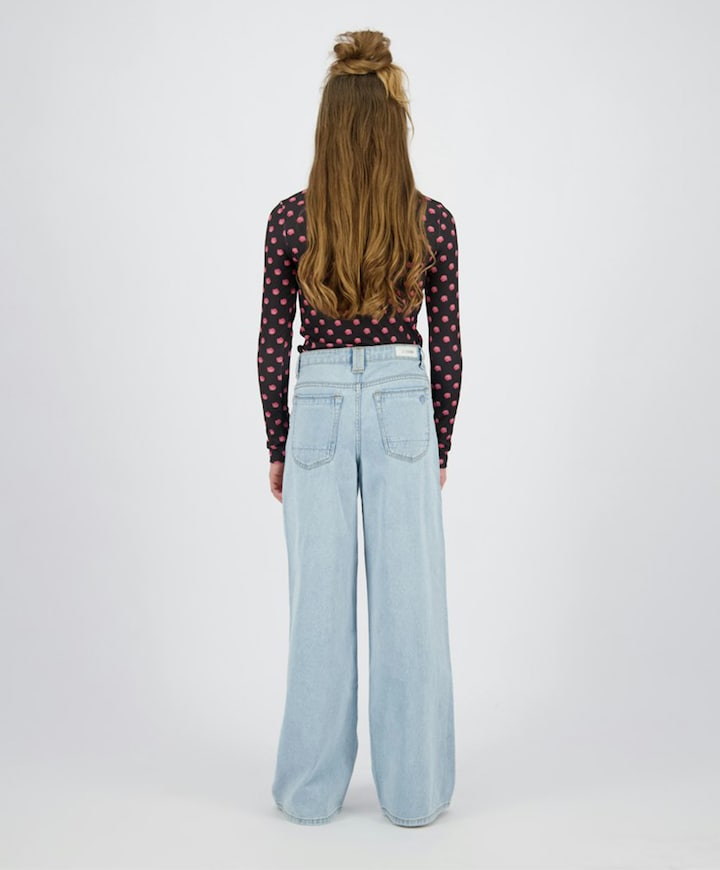 Monaco Stud meisjes jeans blauw