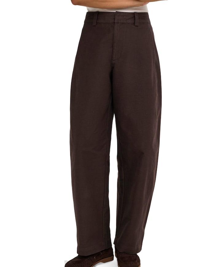 ONLCLAIR MW BARREL PANT PNT NOOS dames broek bruin