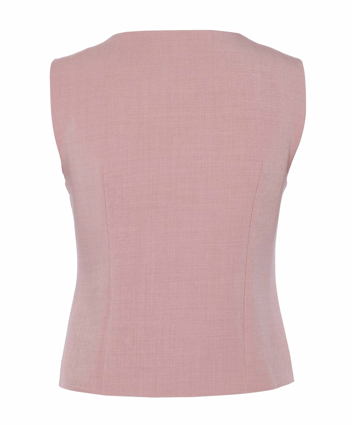 Dames gilet roze