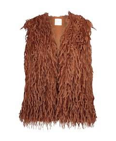 Dames gilet bruin