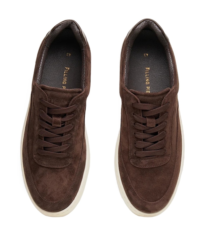 Mondo Suede heren sneakers bruin