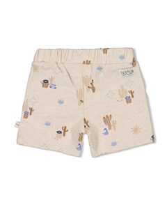 Short AOP meisjes korte broek ecru