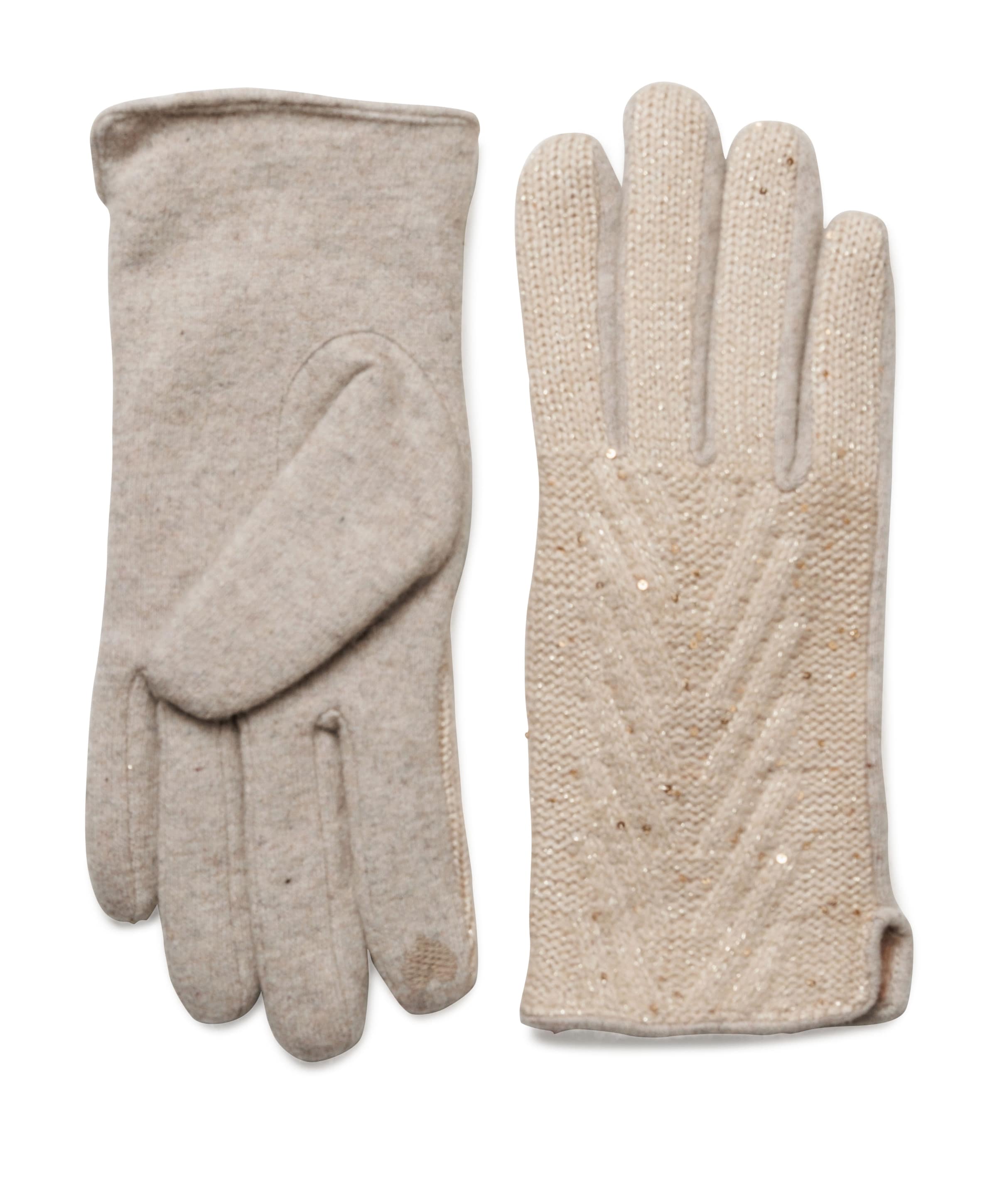 Dames handschoenen beige