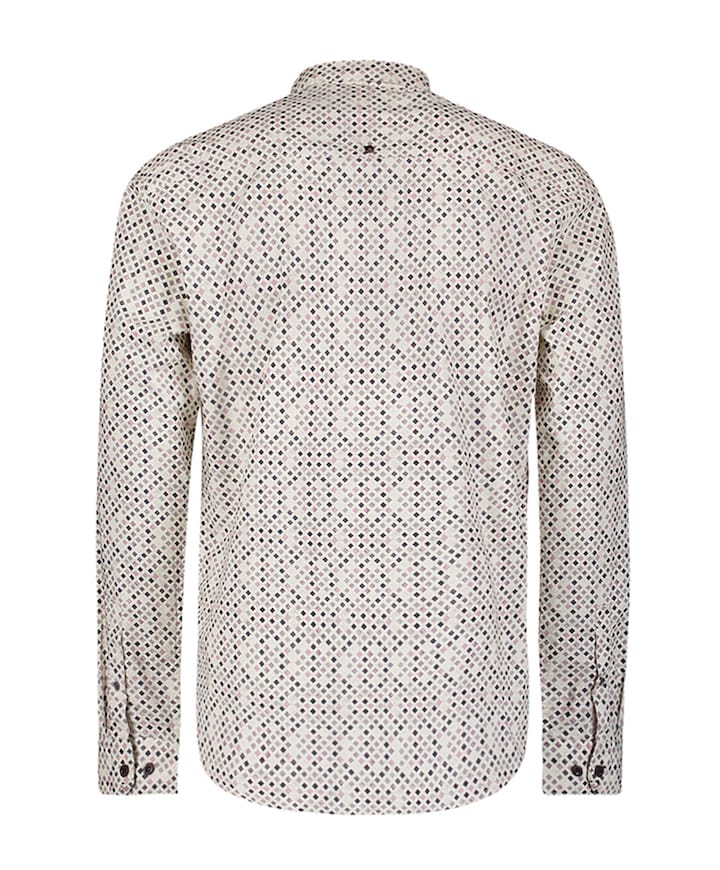 Overhemd lange mouw paars