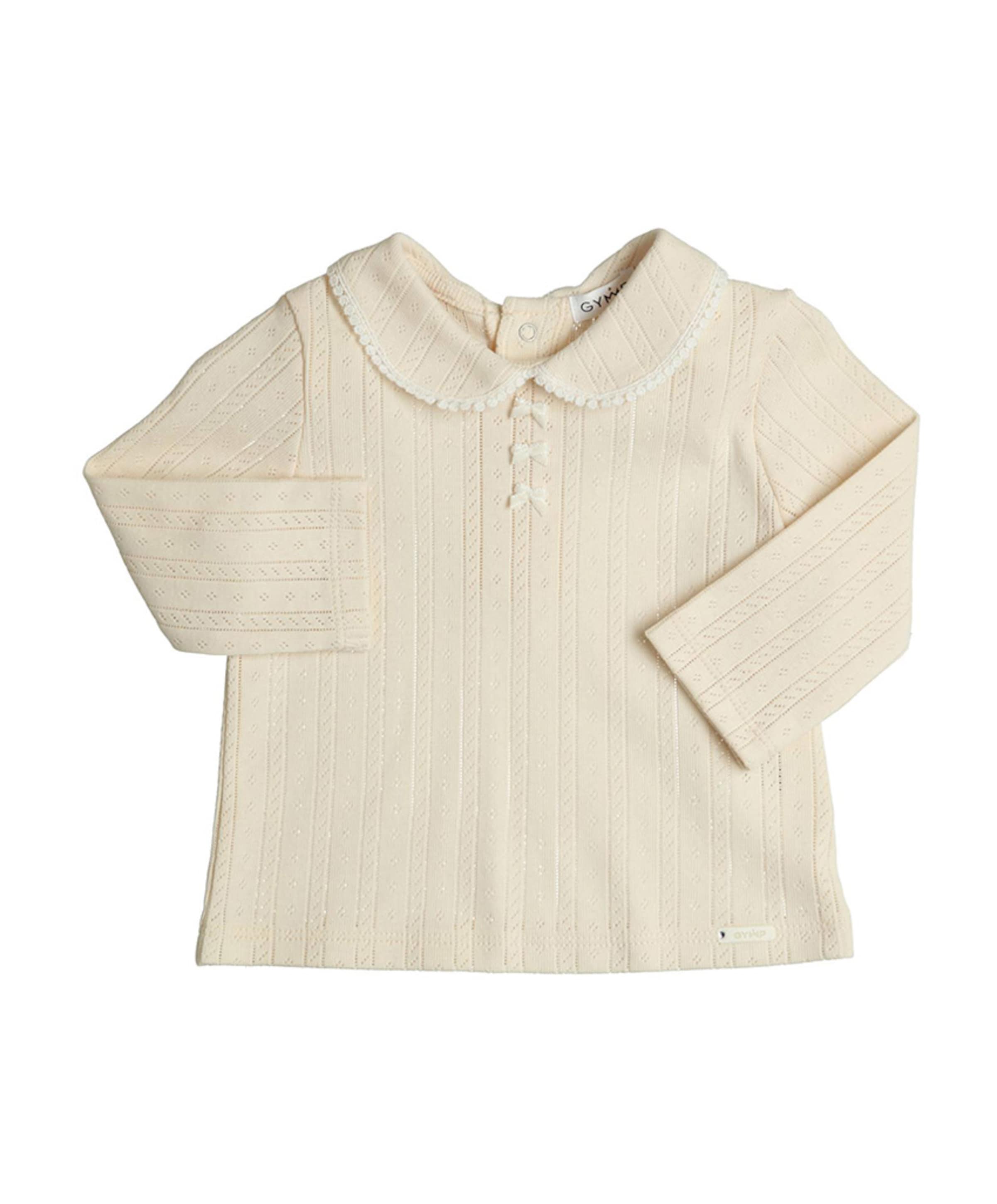 Meisjes longsleeve ecru