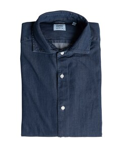 Overhemd lange mouw blauw