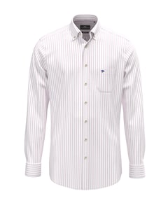 Heren overhemd lange mouw roze