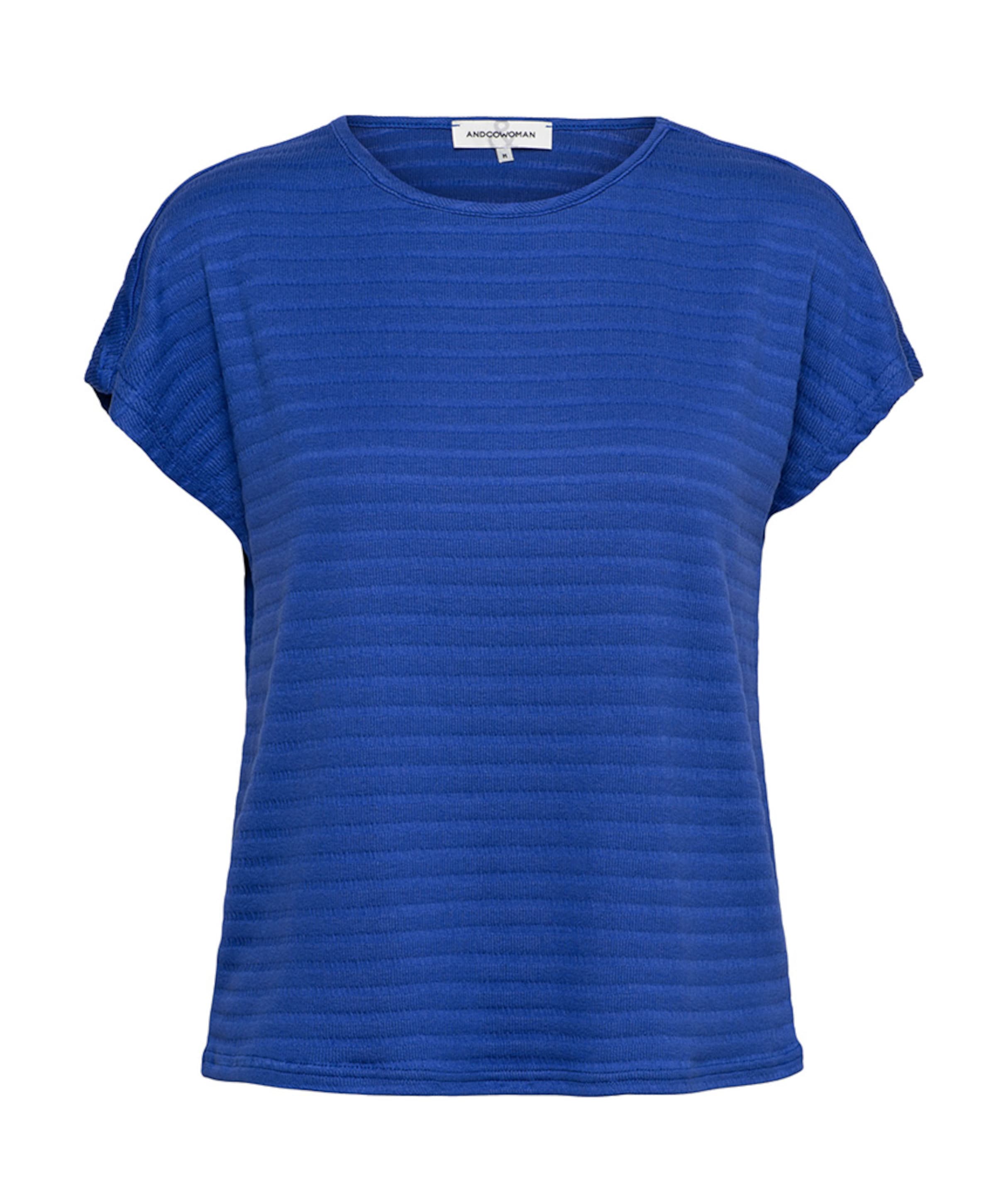 Dames t-shirt blauw