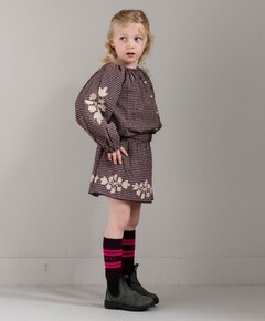 Meisjes blouse lange mouw bordeaux
