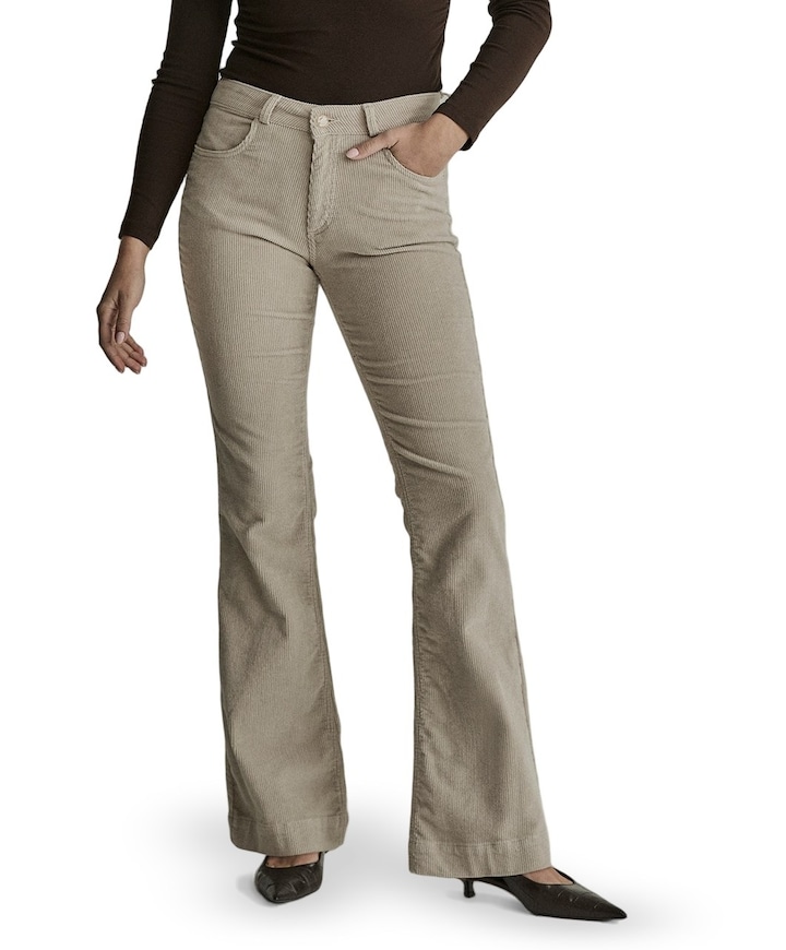 Jade - Vintage Corduroy - 001 - Bla dames broek ecru