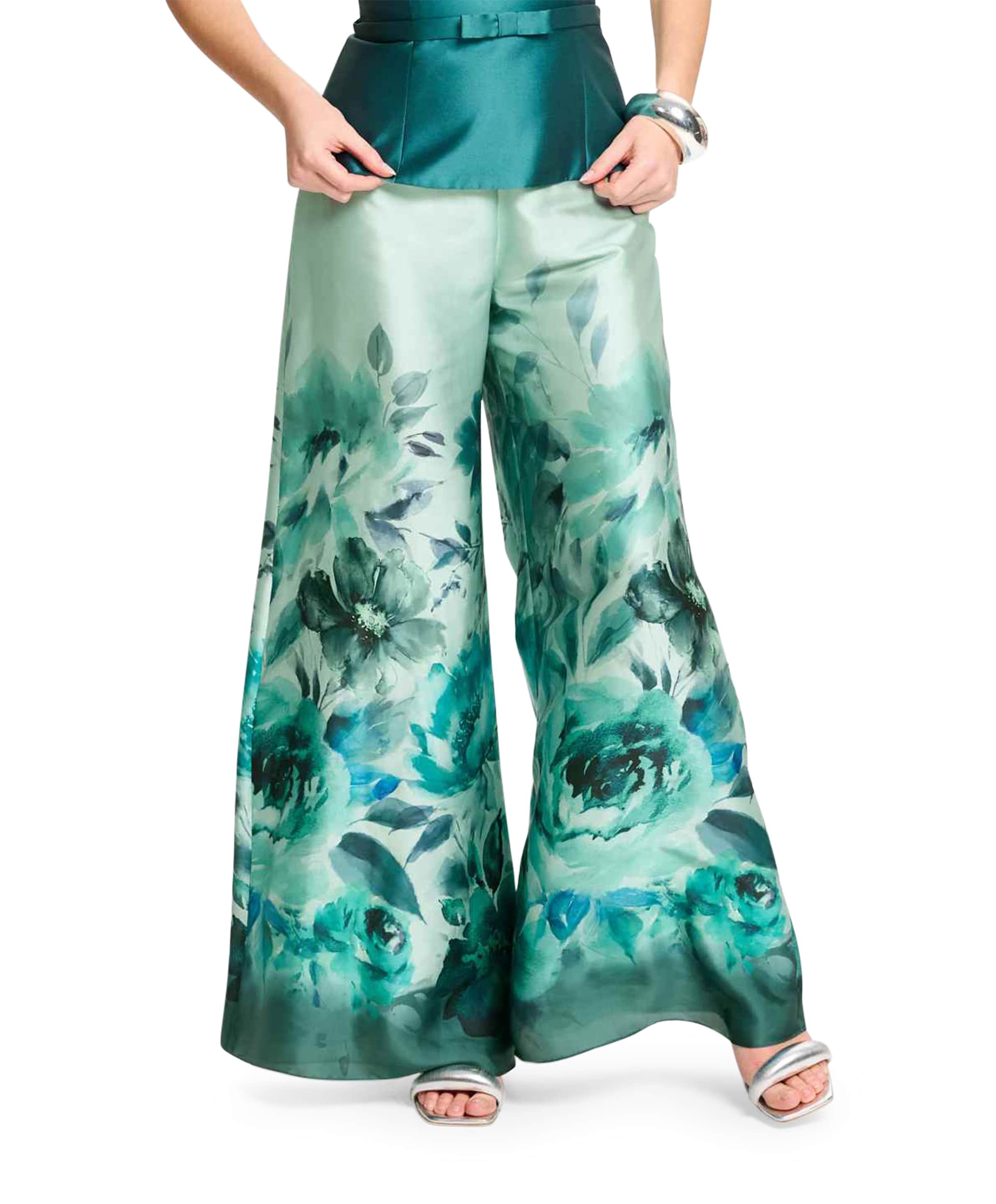 dames pantalon groen
