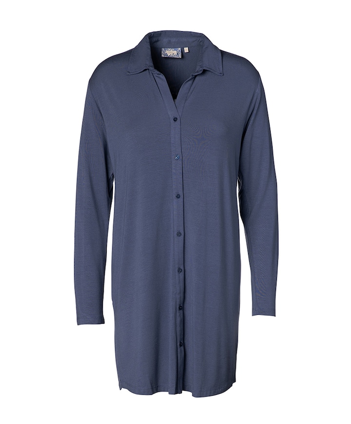 Dames nachthemd blauw