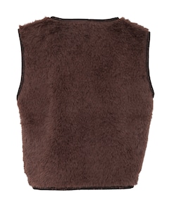 Dames gilet bruin