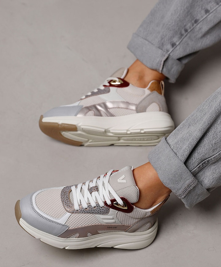 Vic Harmony dames sneakers bruin