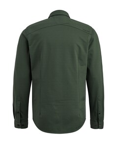 Heren overhemd lange mouw groen