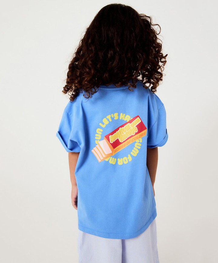 Uniseks T-shirt blauw