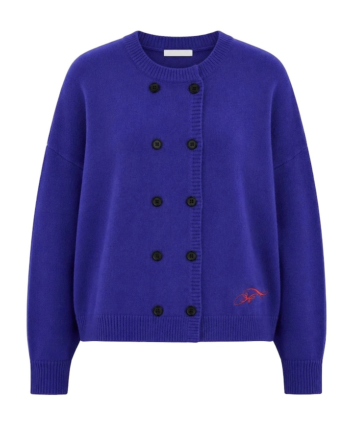 Dames vest blauw