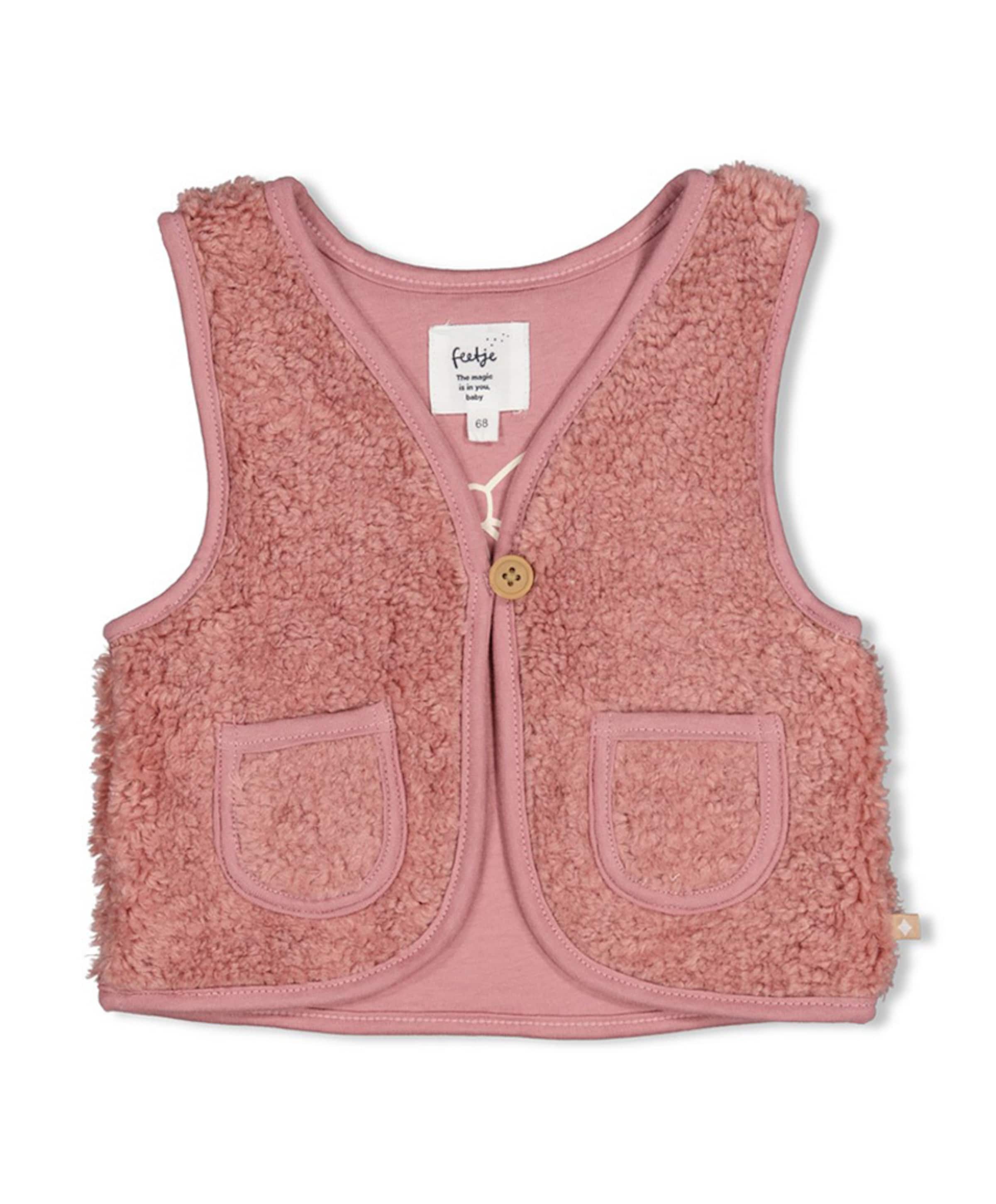 Meisjes gilet roze